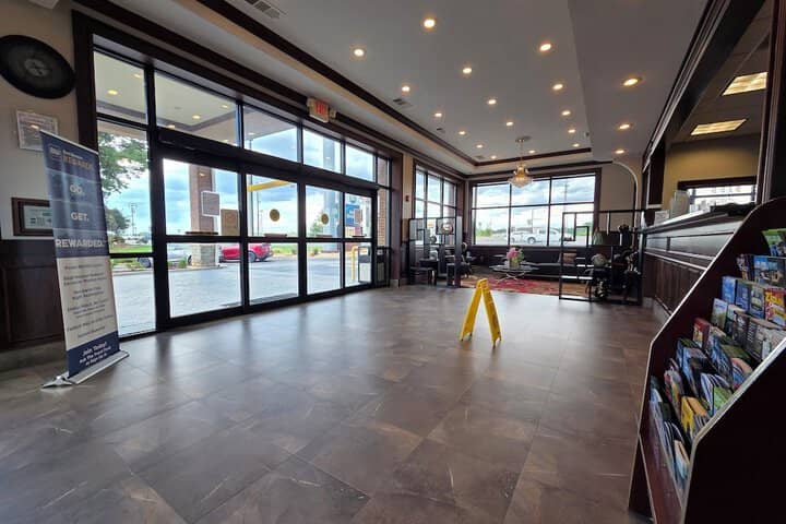 Lobby sitting area